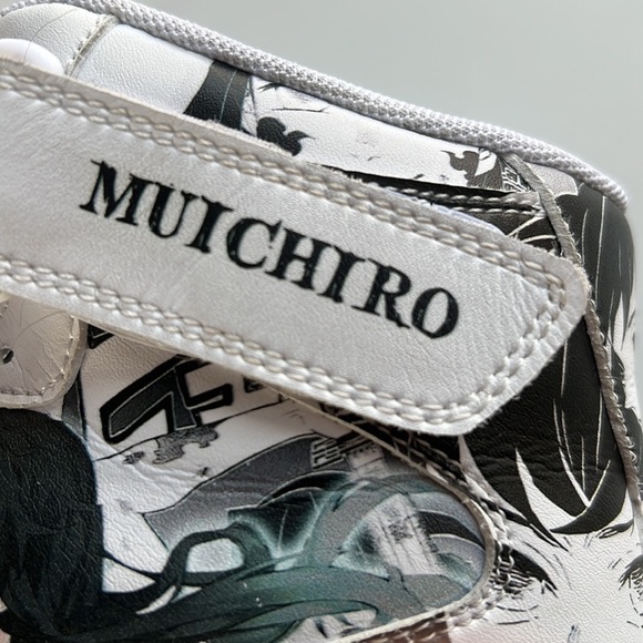 Muichiro Tokito Sneakers Air Mid Anime Mix Manga Demon Slayer Size 8.5 USED - Picture 8 of 16